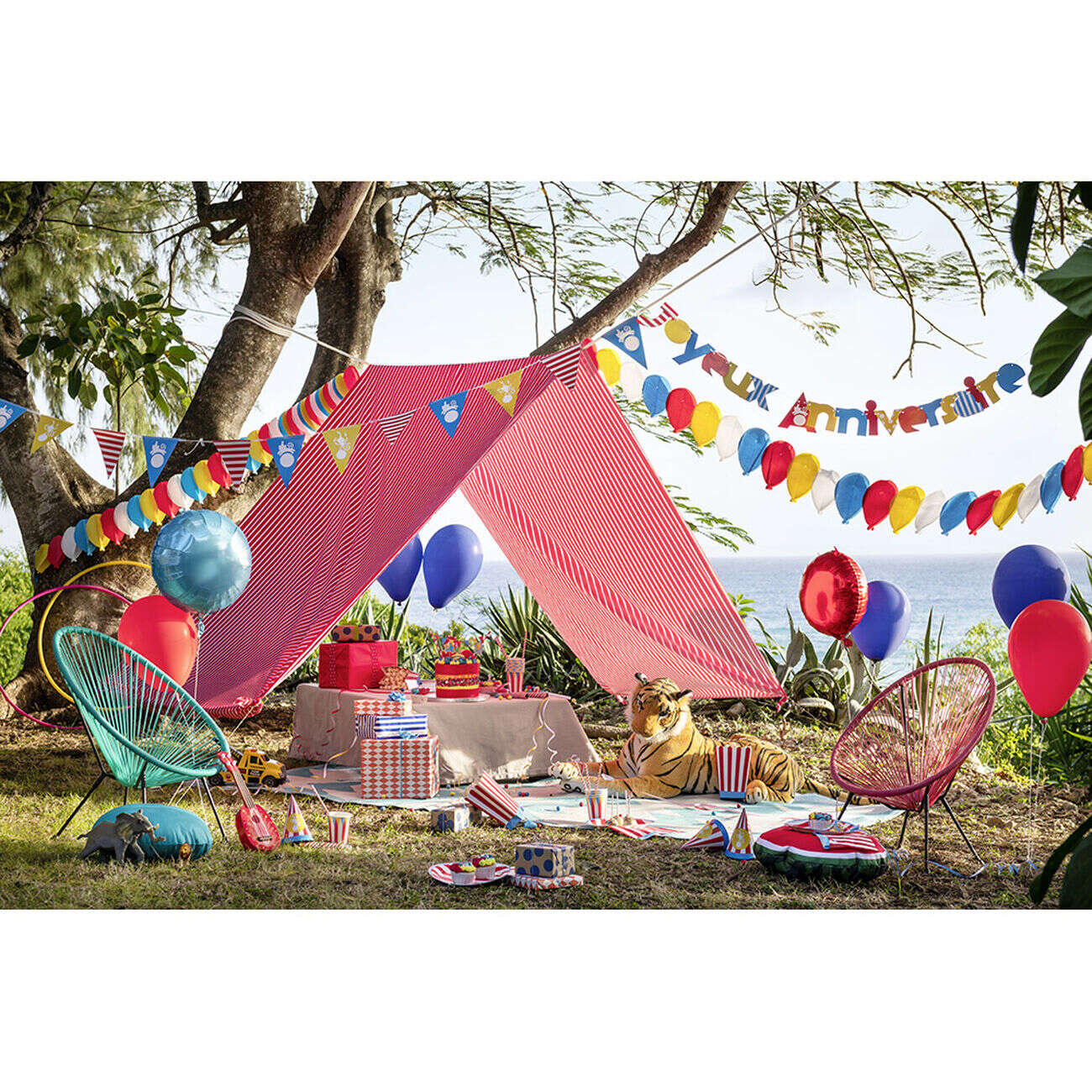 Décoration gâteau forme Circus