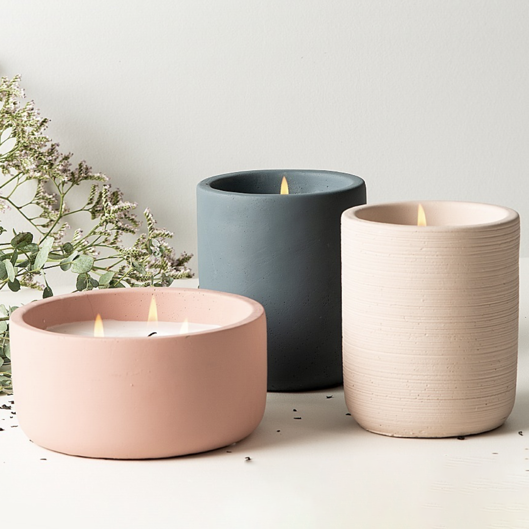 Modern Matte Candle Jar Ceramic Candle Jars