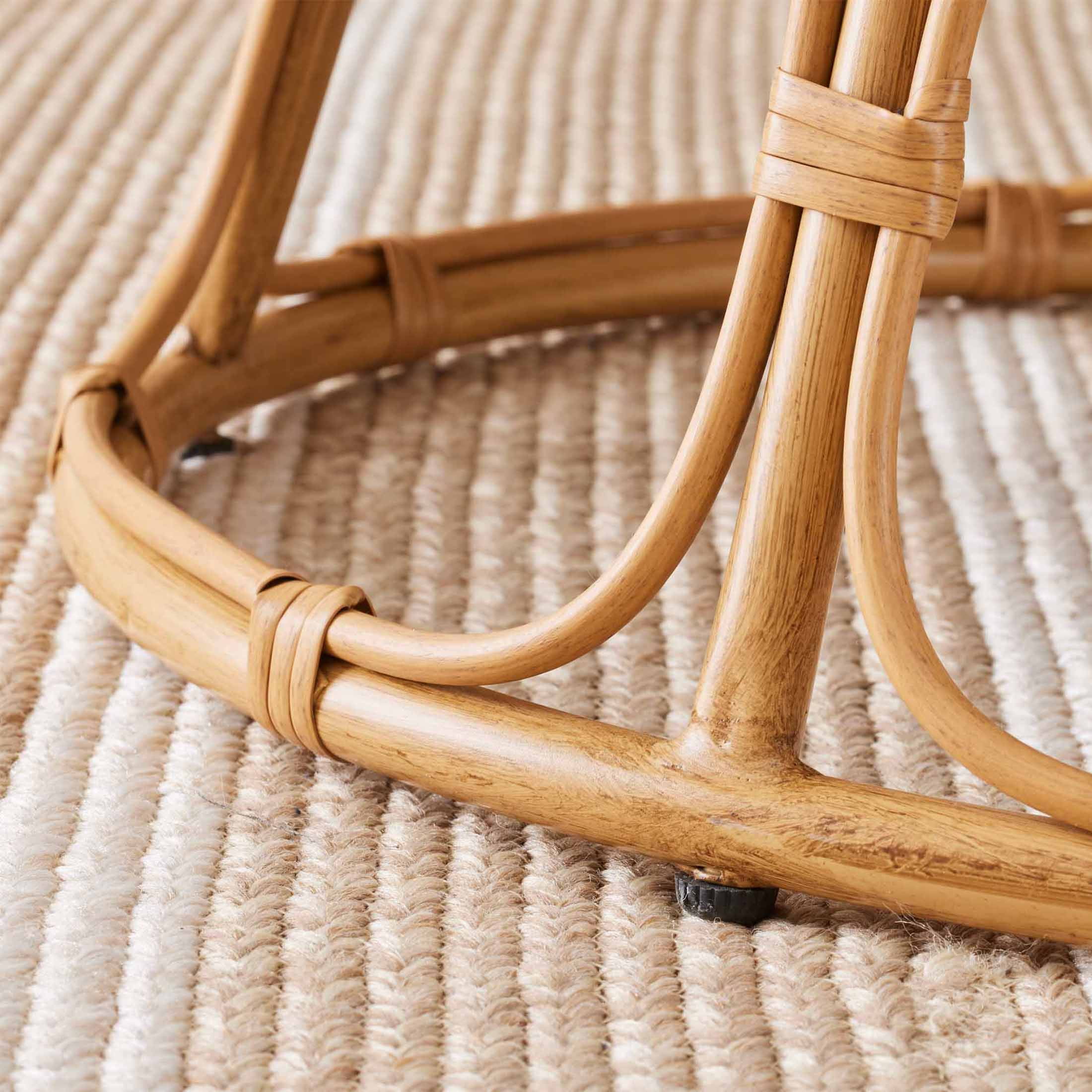 Double Papasan Accent Chair, Cream Boucle(Cream Boucle) - Image 6