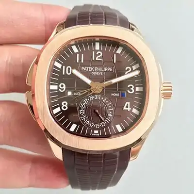 Patek Philippe Aquanaut Travel Time 5164R-001 Rose Gold Chocolate Dial