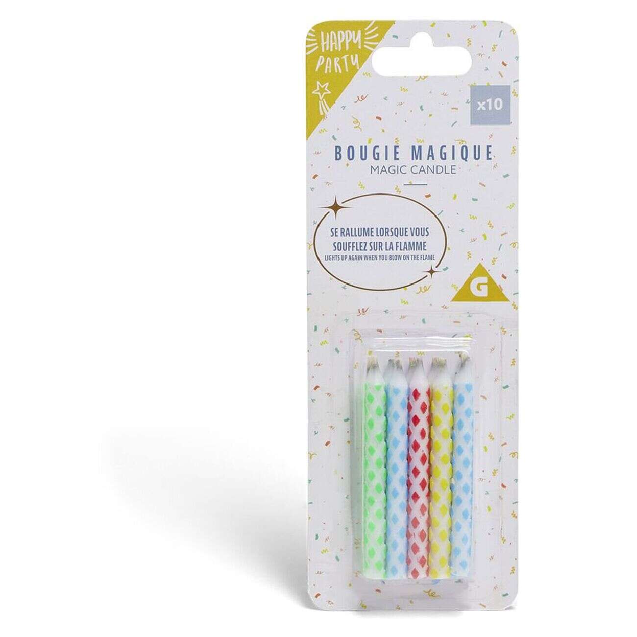 Bougie magique x10