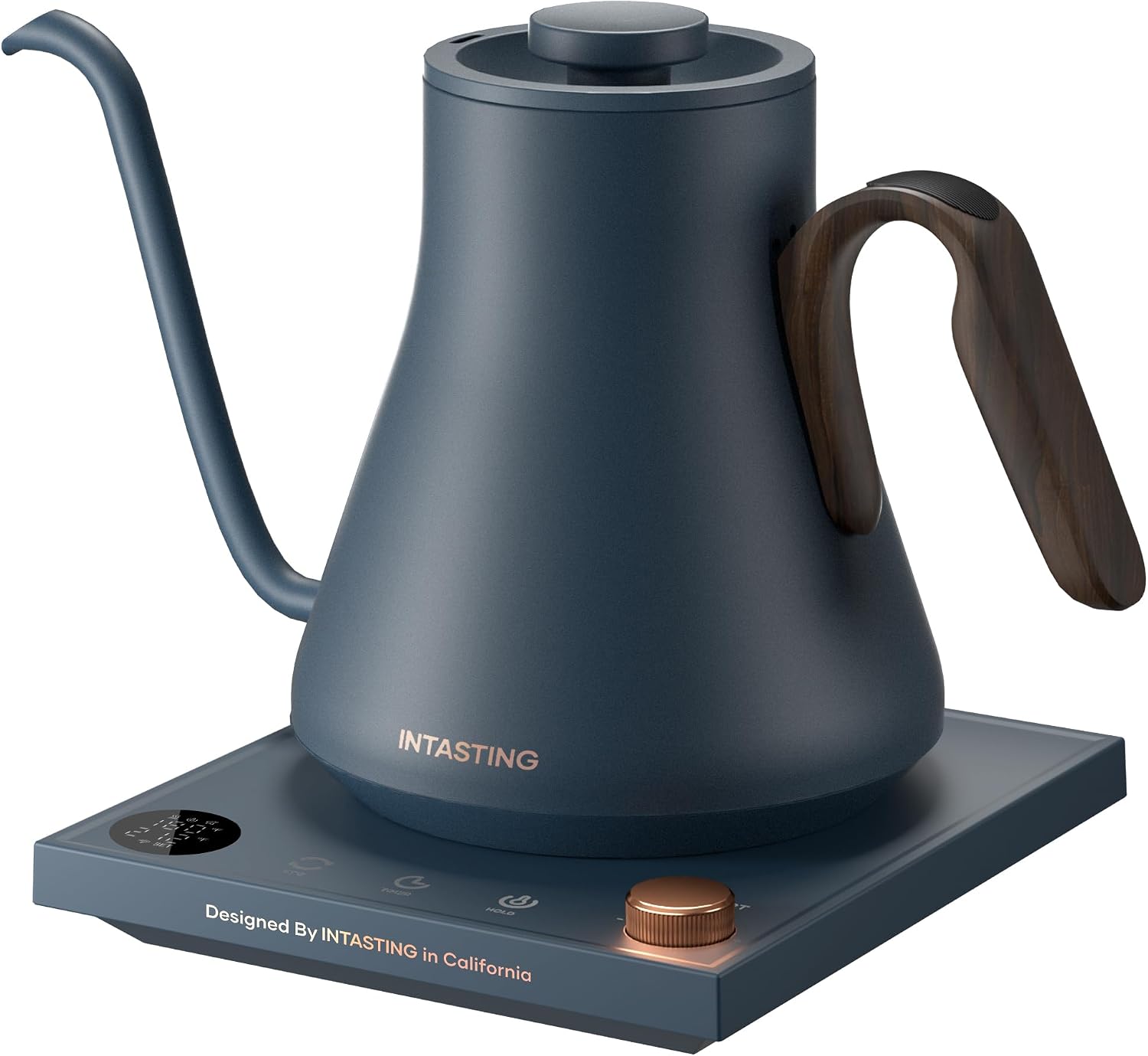 INTASTING Gooseneck Electric Kettle with ±1℉ Temperature Control, 0.9L