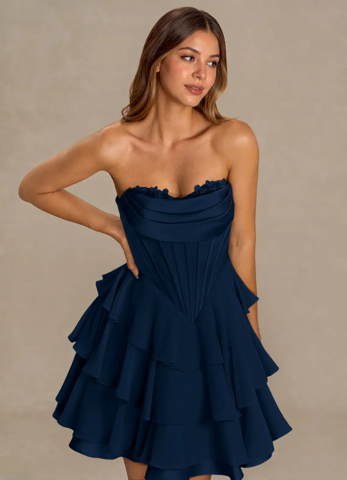 Brinley Navy Mini Dress