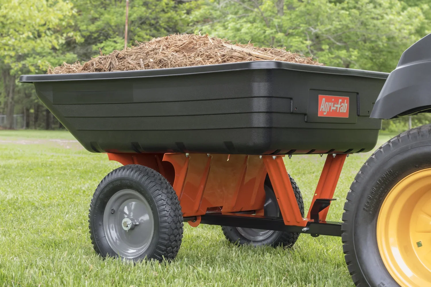 Agri-Fab, Inc. 10' Cubic Tow-Behind Poly Lawn and Garden Cart - Model # 45-0533