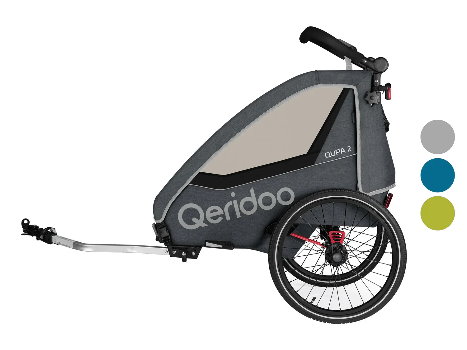 Qeridoo Remorque vlo QUPA 2