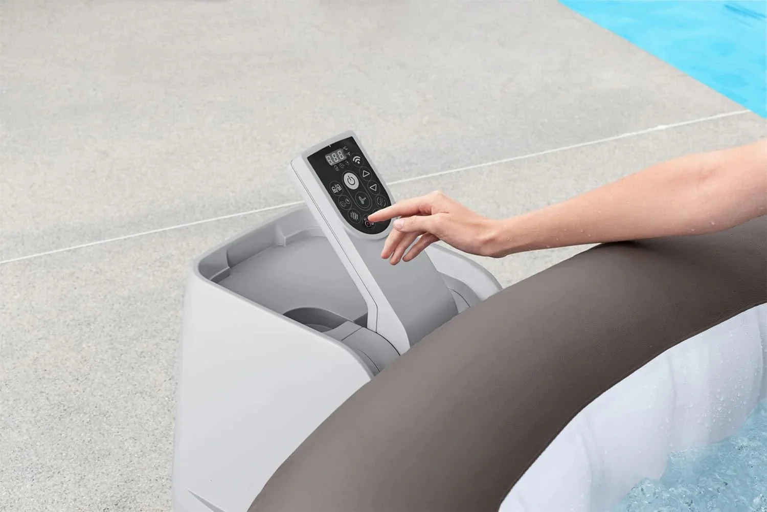 Inflatable Hot Tub Spa (71" X 26") | Portable Hot Tub with 2 Covers (1 Energy-efficient Thermal Cover and 1 Standard Cover) | Fits Up to 2-4…