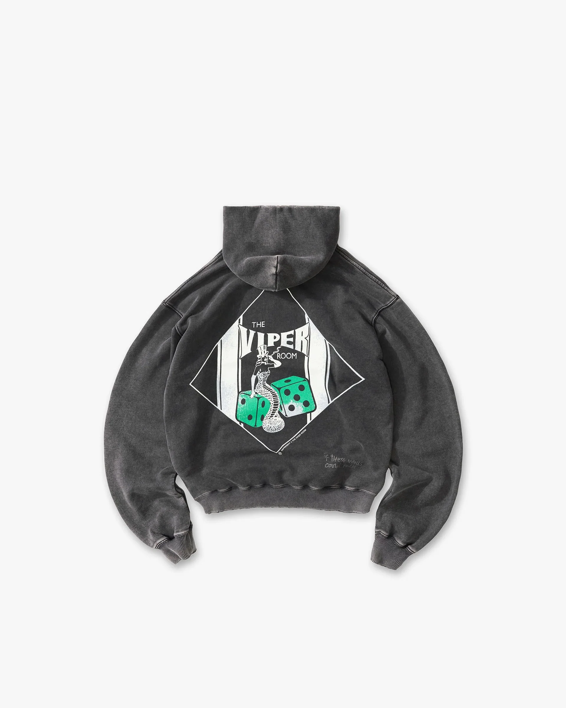 Represent x The Viper Room Dice Hoodie - Vintage Grey