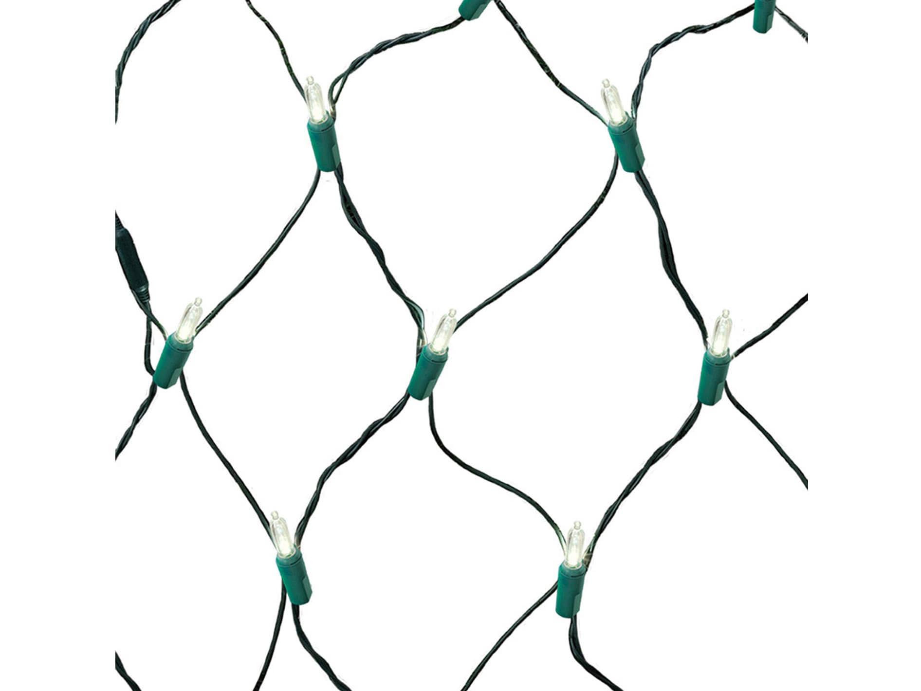 GE Staybright 150 6-ft x 4-ft Constant Clear Christmas Net Lights