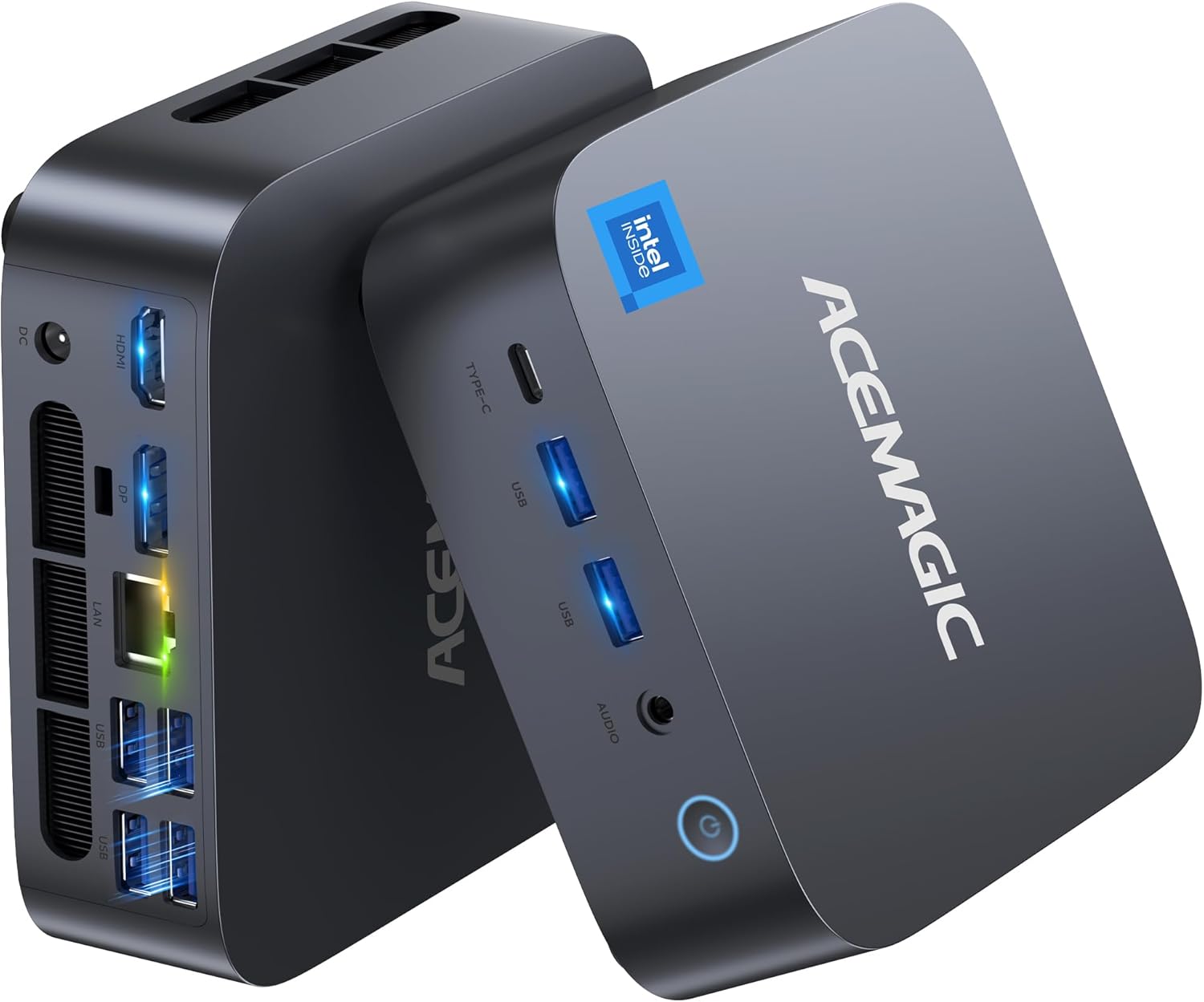 ACEMAGIC Mini Gaming PC  Intel Cere i9 13900HK 32GB RAM 1TB SSD (14C/20T) up to 5.4GHz USB4/HDMI/DP/Wifi 6E 2.5G LAN Mini PC Windows 11 pro Small Computers Desktop Beat i9 12900HK/7840HS/6800H