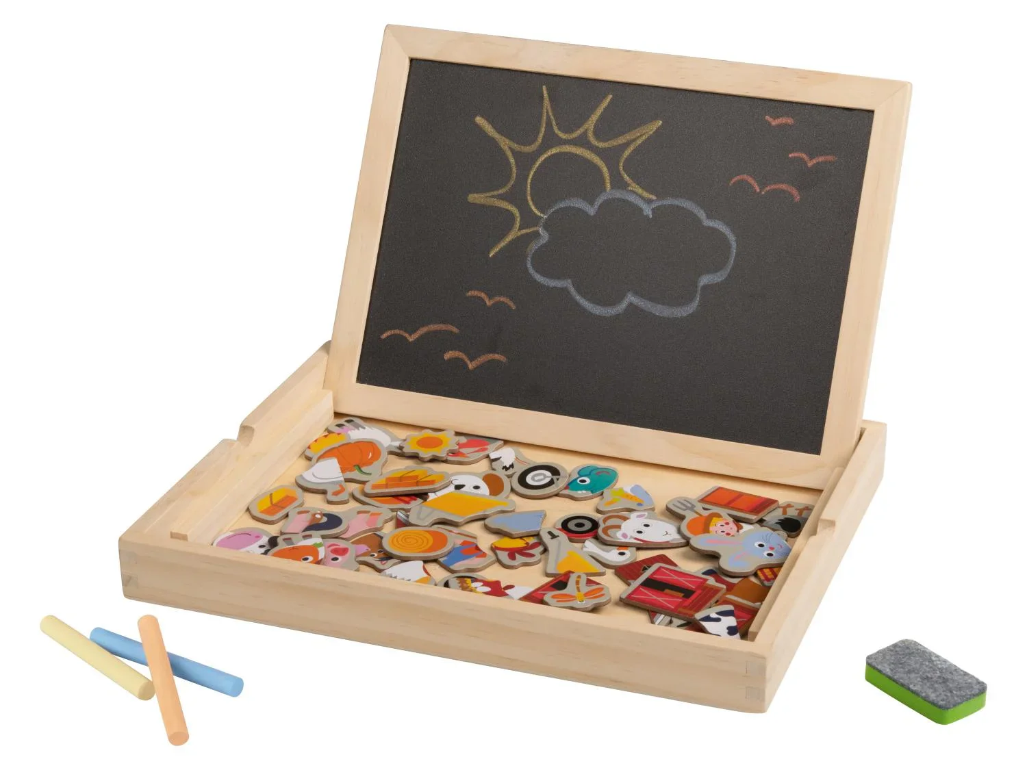 lupilu Planche  verrous ou Malette tableau magntique