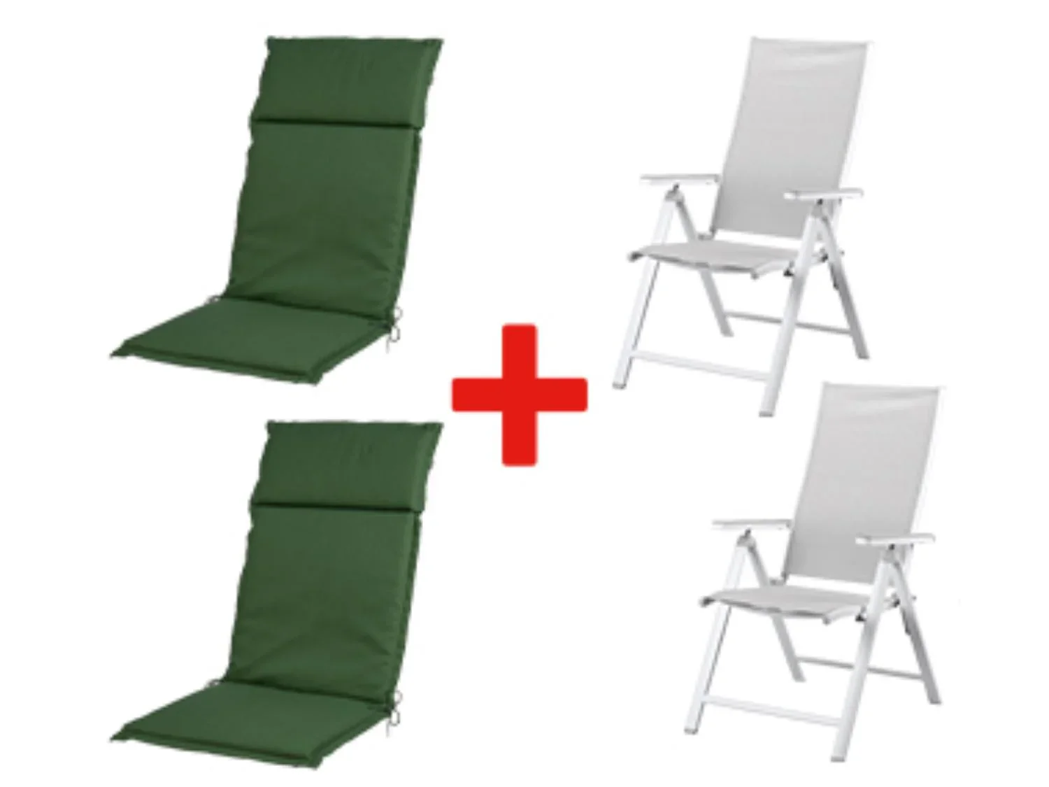 LIVARNO home Fauteuils + Coussins HOUSTON, vert