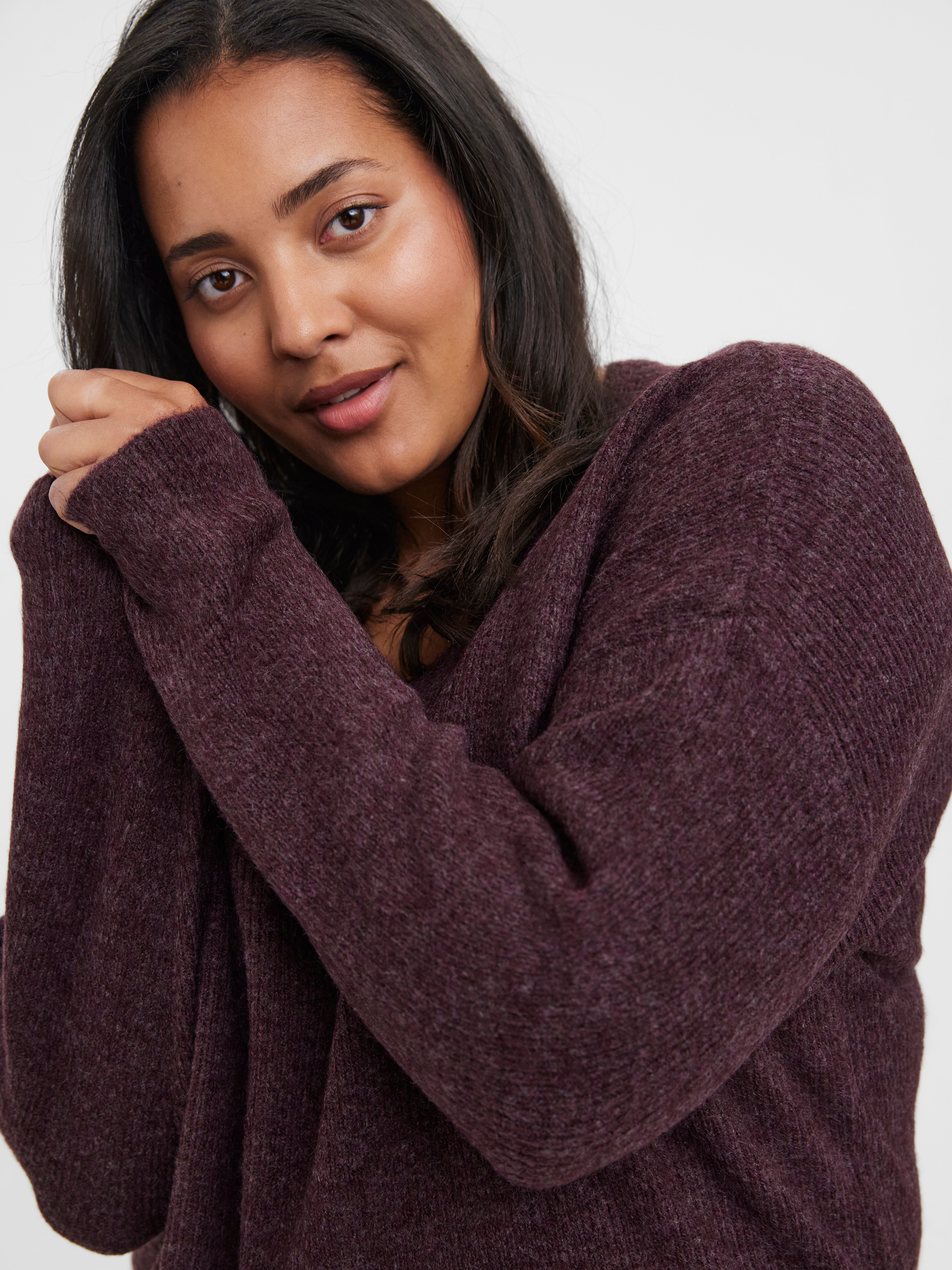 VERO MODA® VMCREWLEFILE Knitted pullover