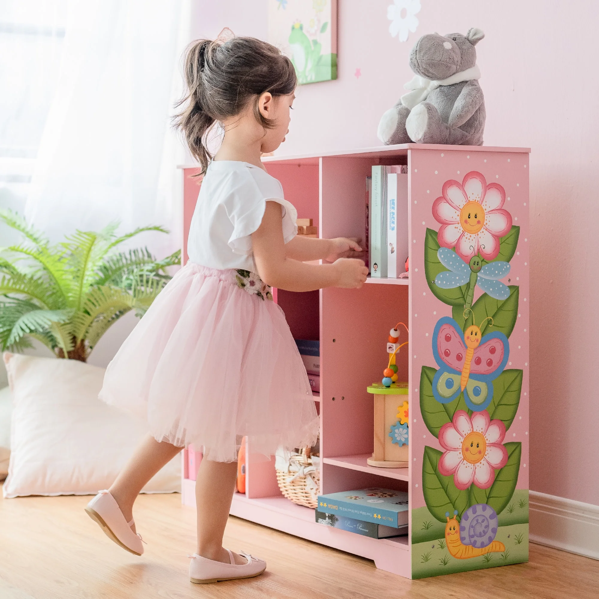 Magic Garden Kids Wooden 3 x 3 Cube Storage Unit - Image 8
