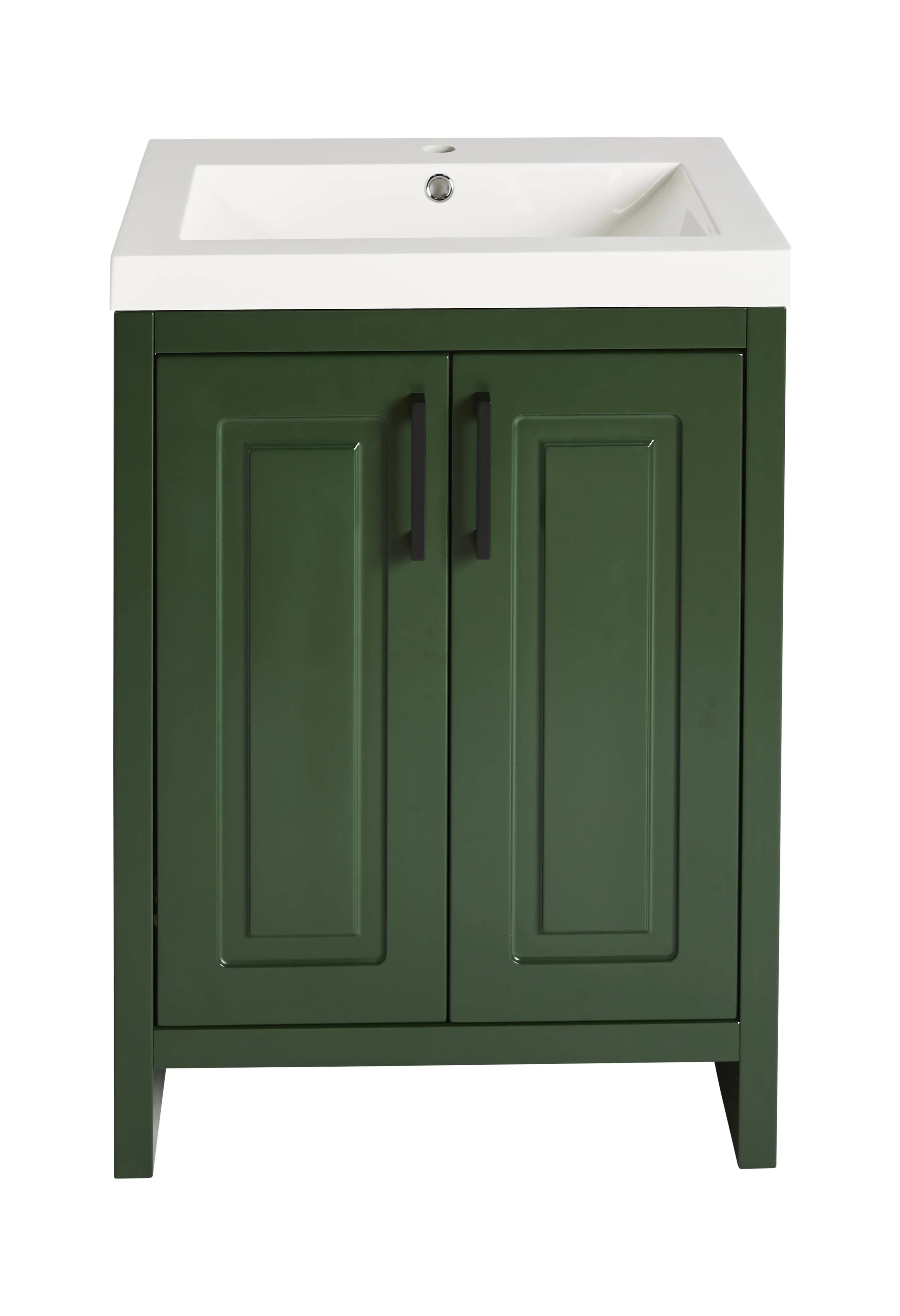 Better Homes & Gardens 24 1/2'' L x 18 7/8'' W Green Bathroom Vanity with Sink Top