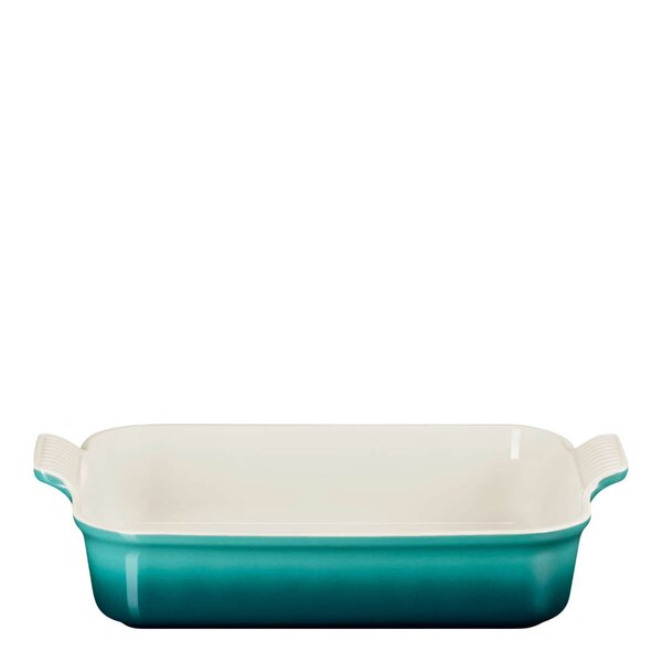 Heritage rektangulært ildfast form 32x24 cm Bleu Riviera
