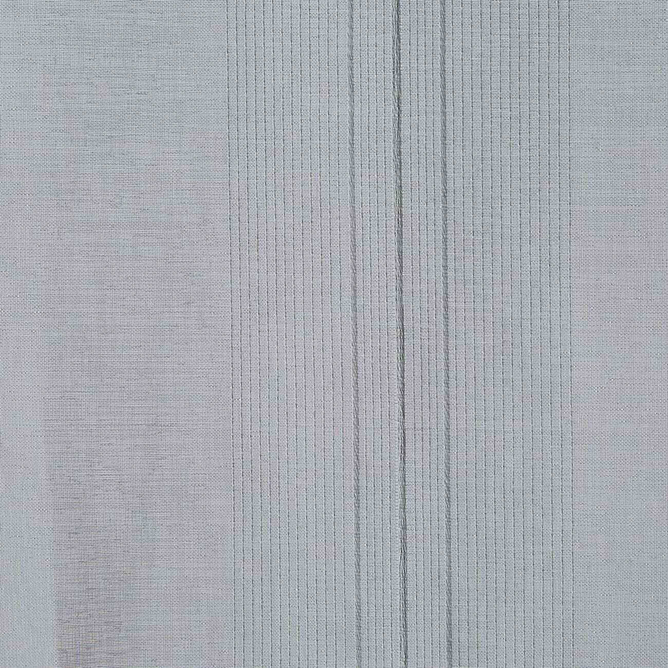 Vitrage droit passe tringle uni gris 60x160 cm x2
