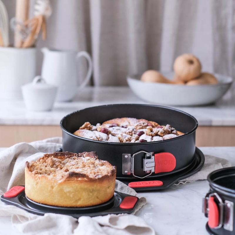 Bake It springform 14 cm svart/rød