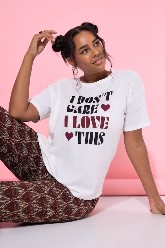 I Don't Care Short Sleeve Graphic Tee