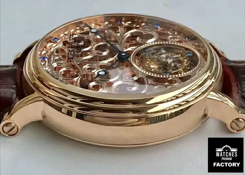 Patek Philippe Tourbillon Rose Gold Skeleton Dial
