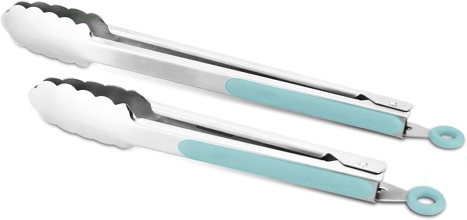 304 Stainless Steel Kitchen Cooking Tongs, 9