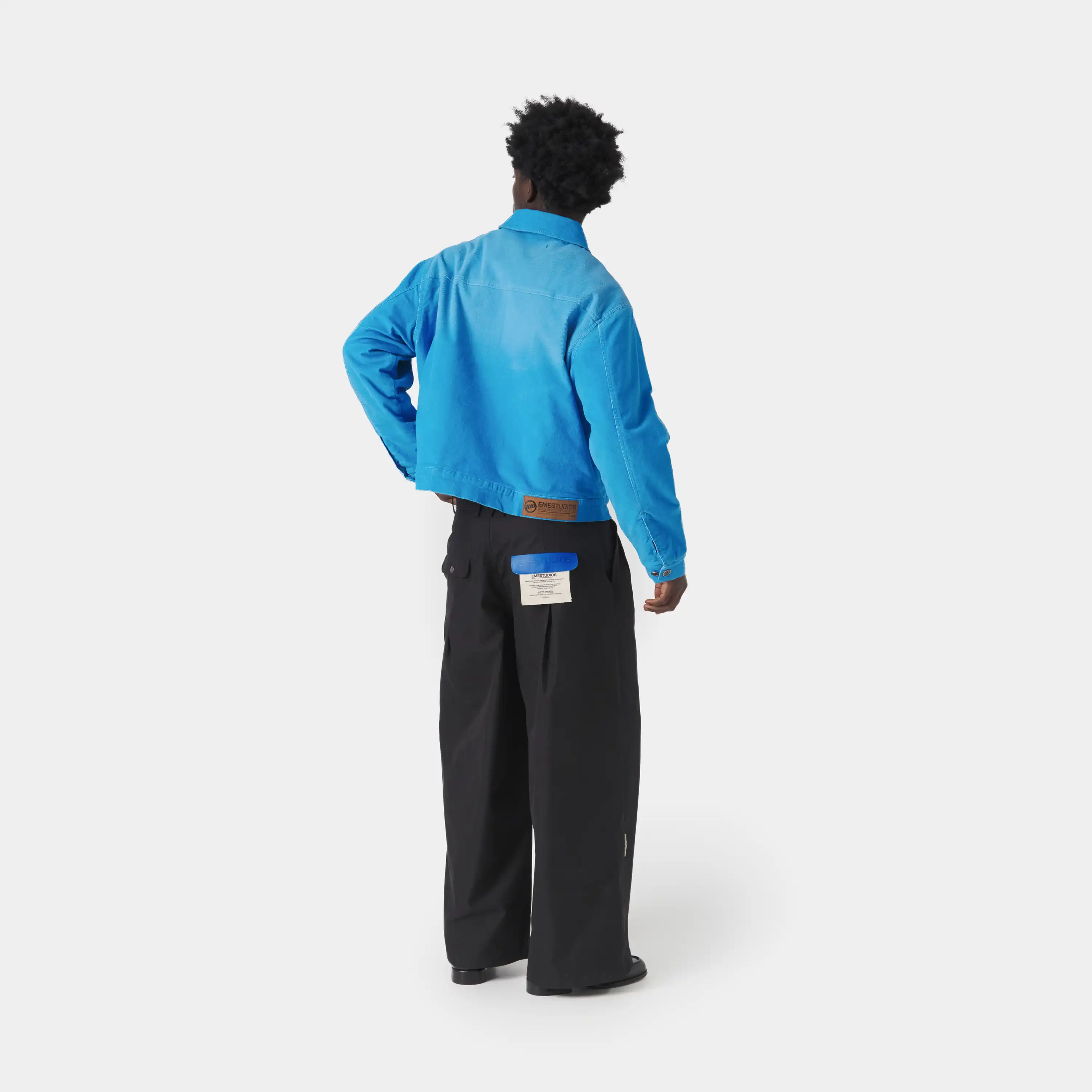 Core Corduroy Cobalt Coat