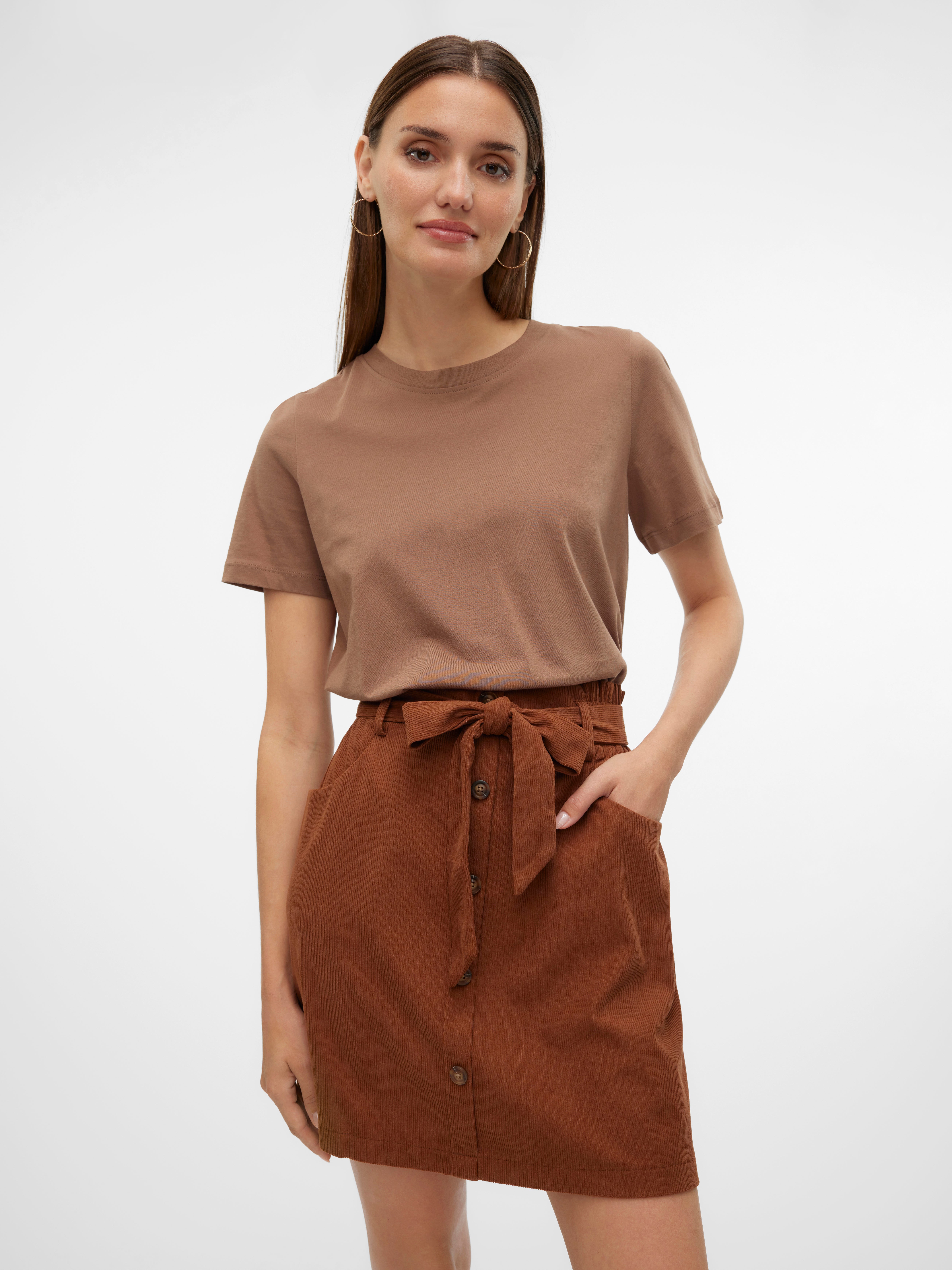 VERO MODA® VMVILJA Corduroy High waist Short skirt