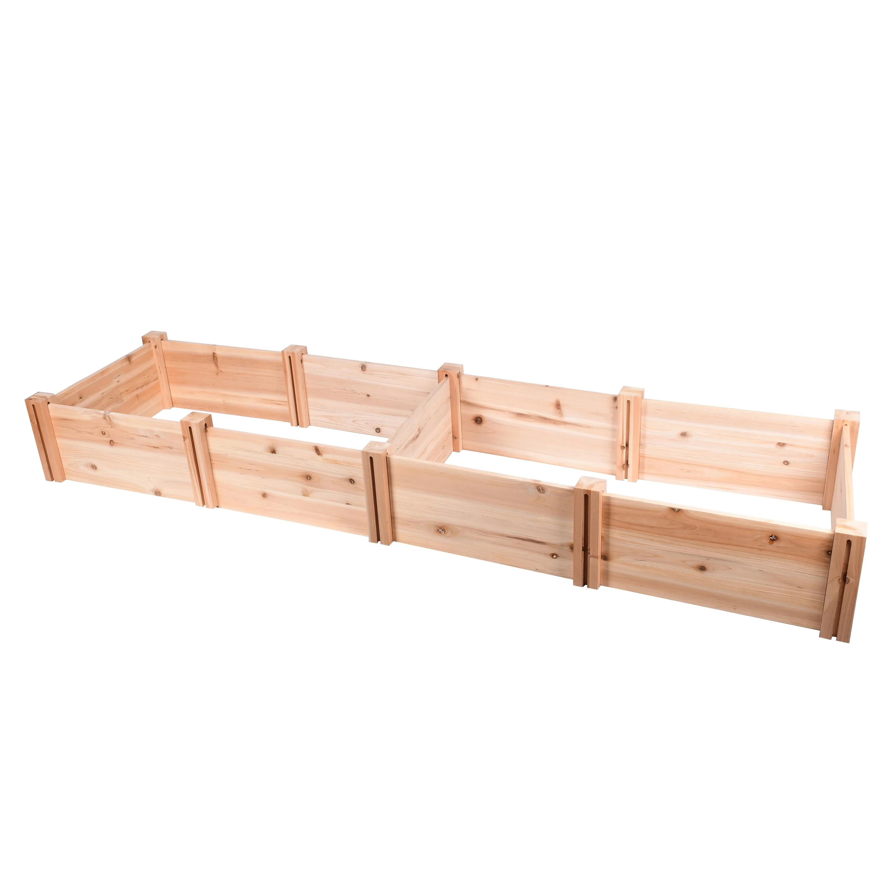 Outdoor Wood Garden Bed, 7.4 ft L x 2 ft W x 10.6 in H - Image 10