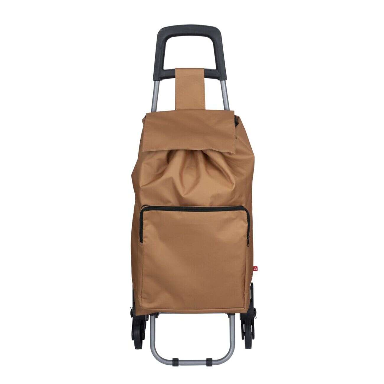 Chariot de course 3 roues marron 35x18xH97cm