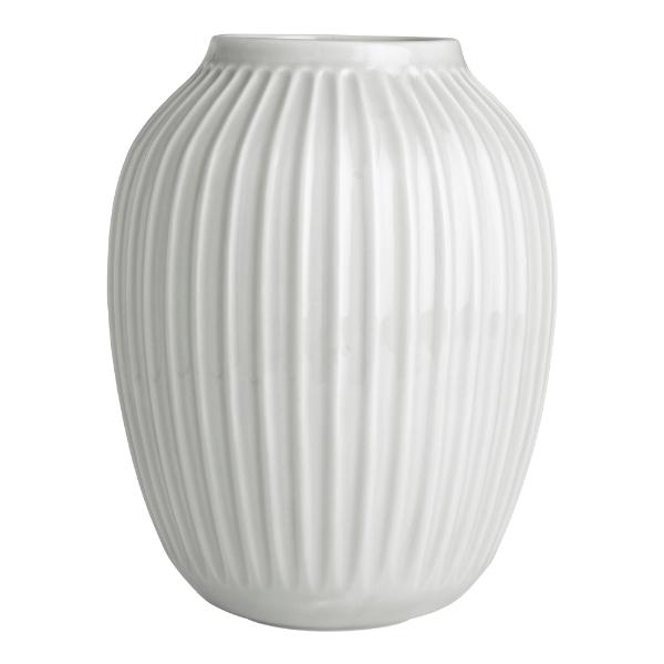 Hammershøi vase 25 cm hvit