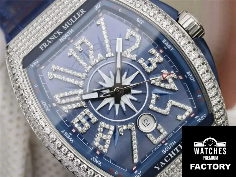 Franck Muller Vanguard V45.SC.DT.AC.BL Blue Dial