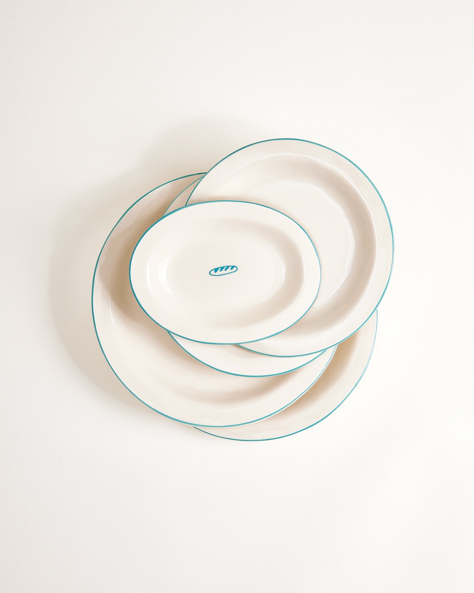 MAM X SABRE PARIS - PLATE SET DARK GREEN 5 PIECES