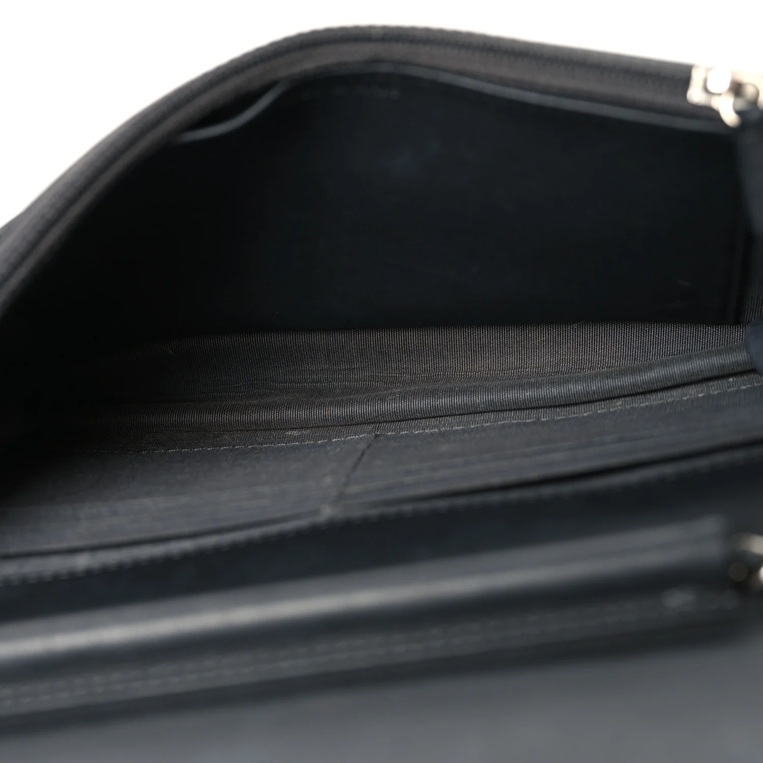 Lambskin Camellia Studded Wallet on Chain WOC Grey