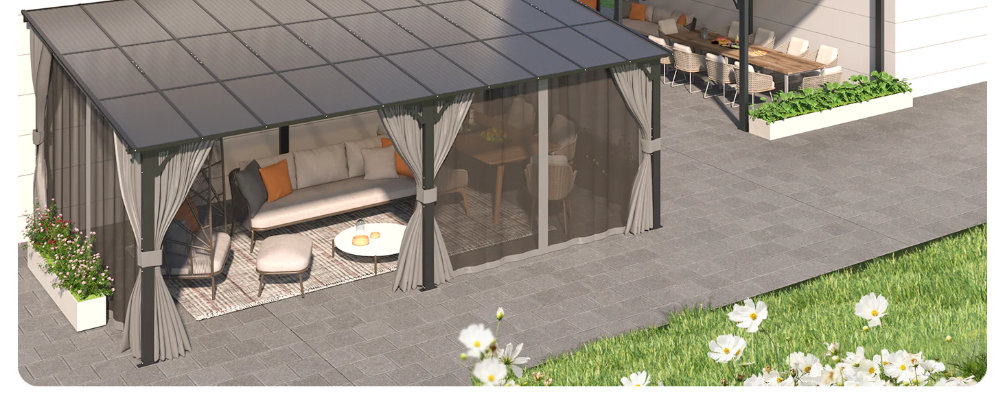 wall mounted gazebo