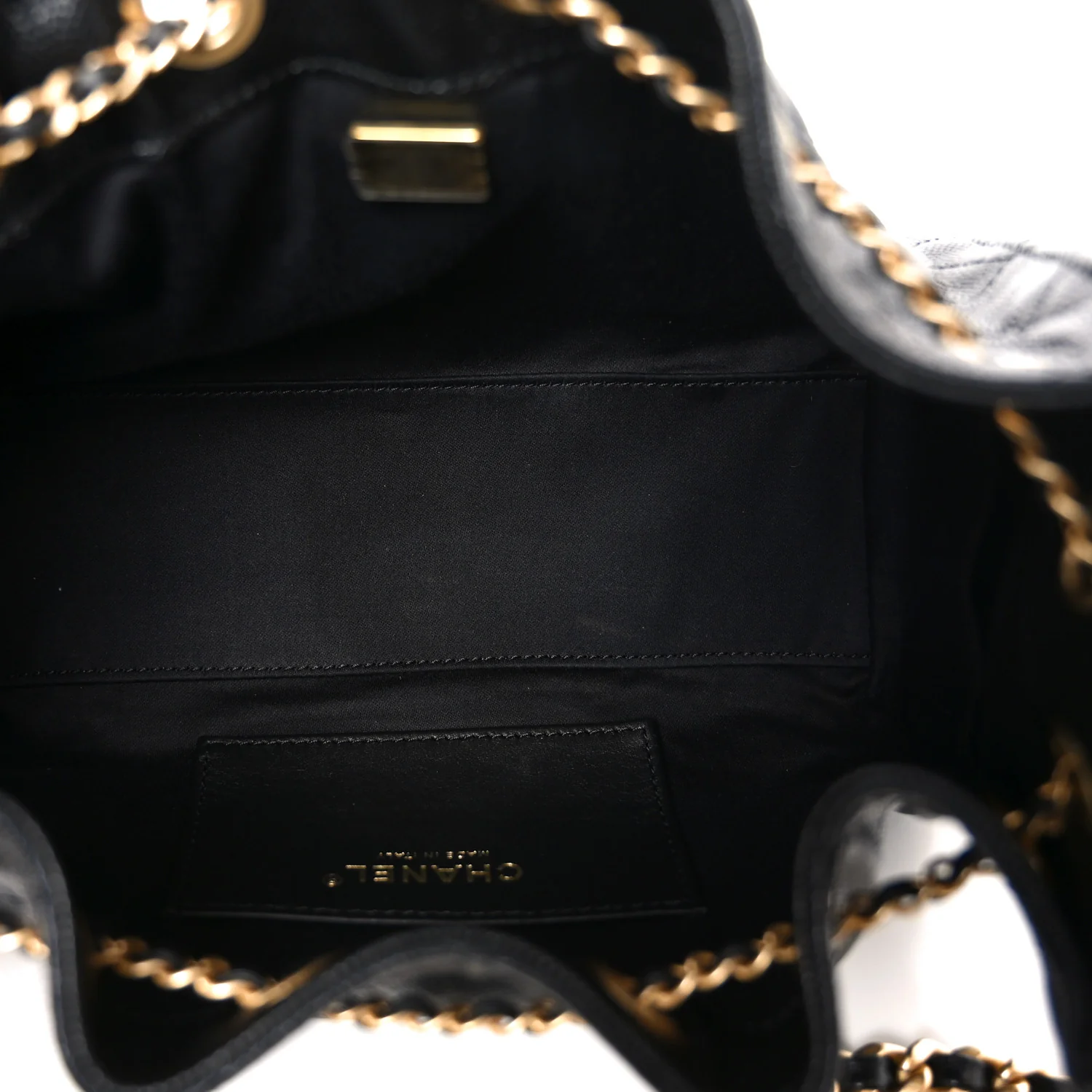 Caviar Quilted Mini Chanel 25 Handbag Black