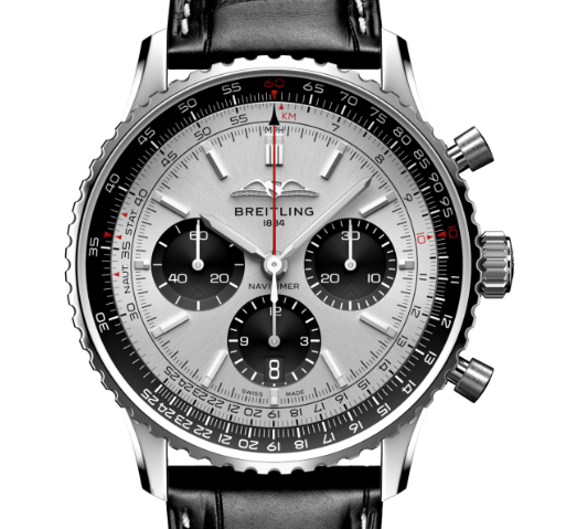 [Super Clone]Breitling AB0138241G1P1 Navitimer B01 Silver Dial - Νew【Super Clone】