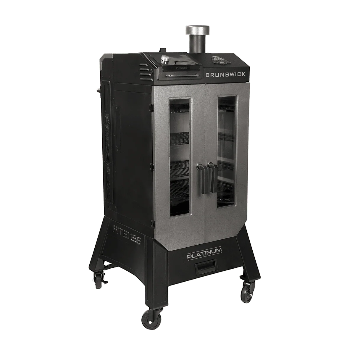 Platinum Brunswick Wi-Fi® Enabled Wood Pellet Vertical Smoker - Image 2