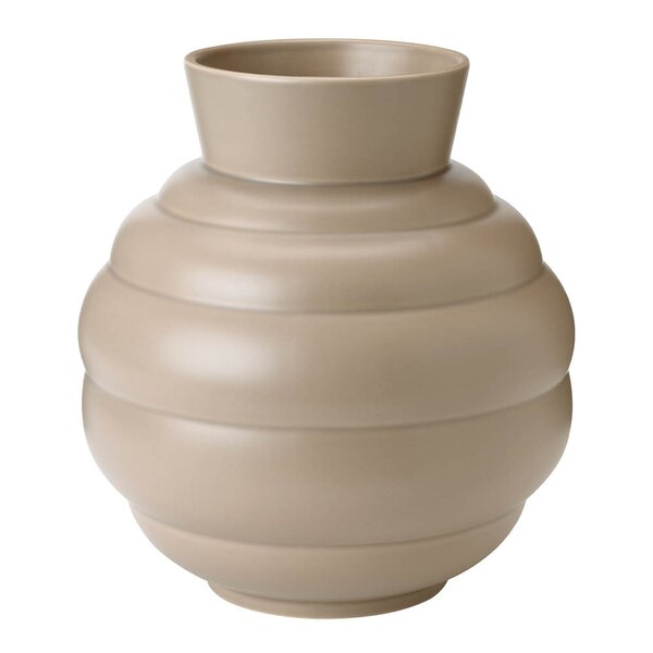 Tortus Archie vase No3 26,5 cm dark sand