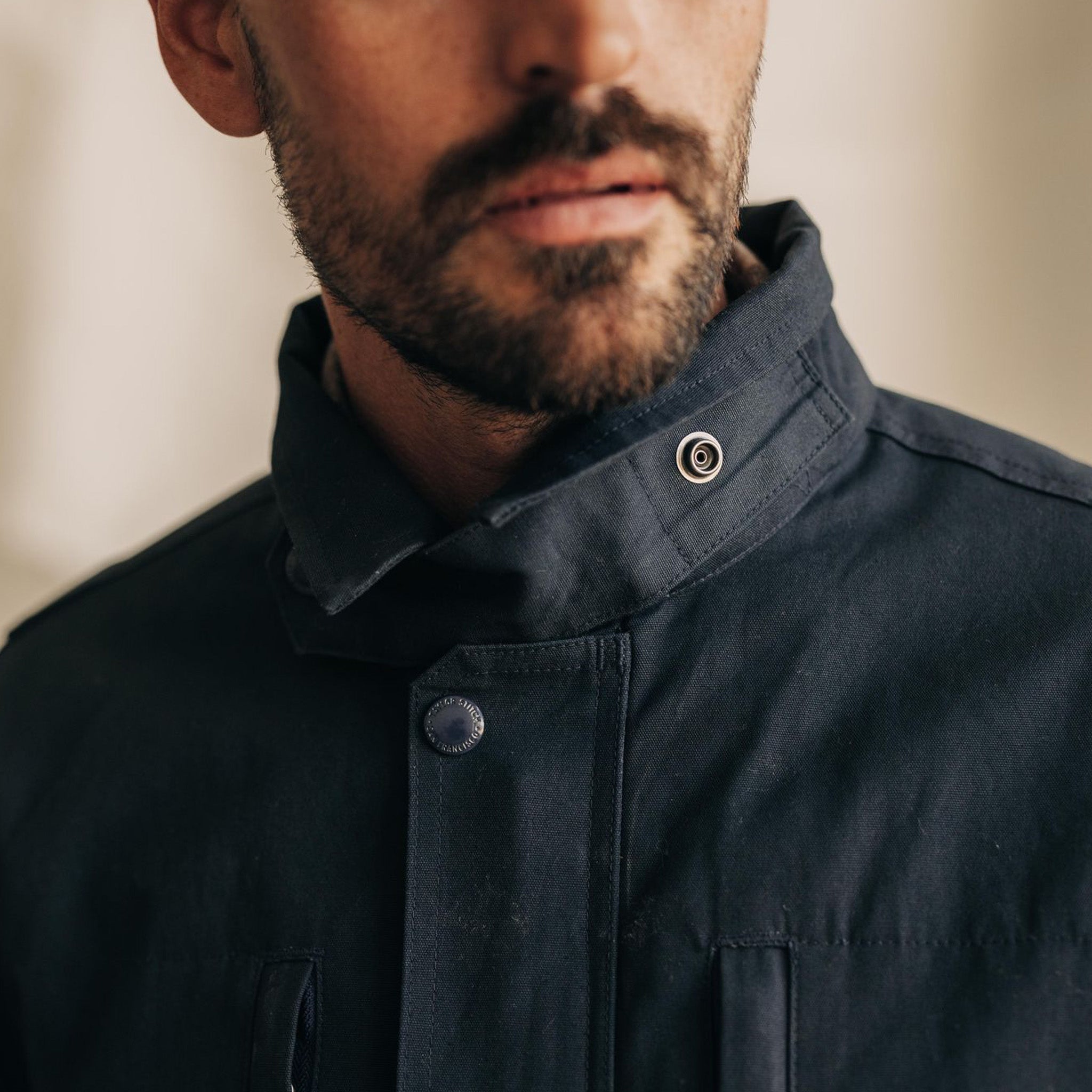 Veste Pathfinder en cirage sec bleu marine foncé