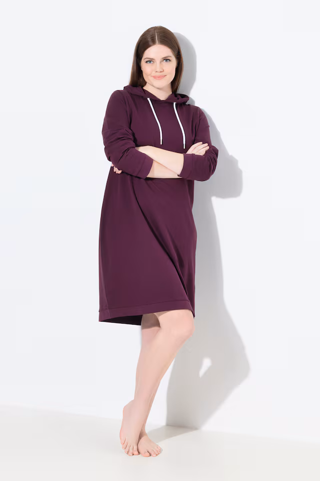 Loungewear Hooded Sweatshirt Dress