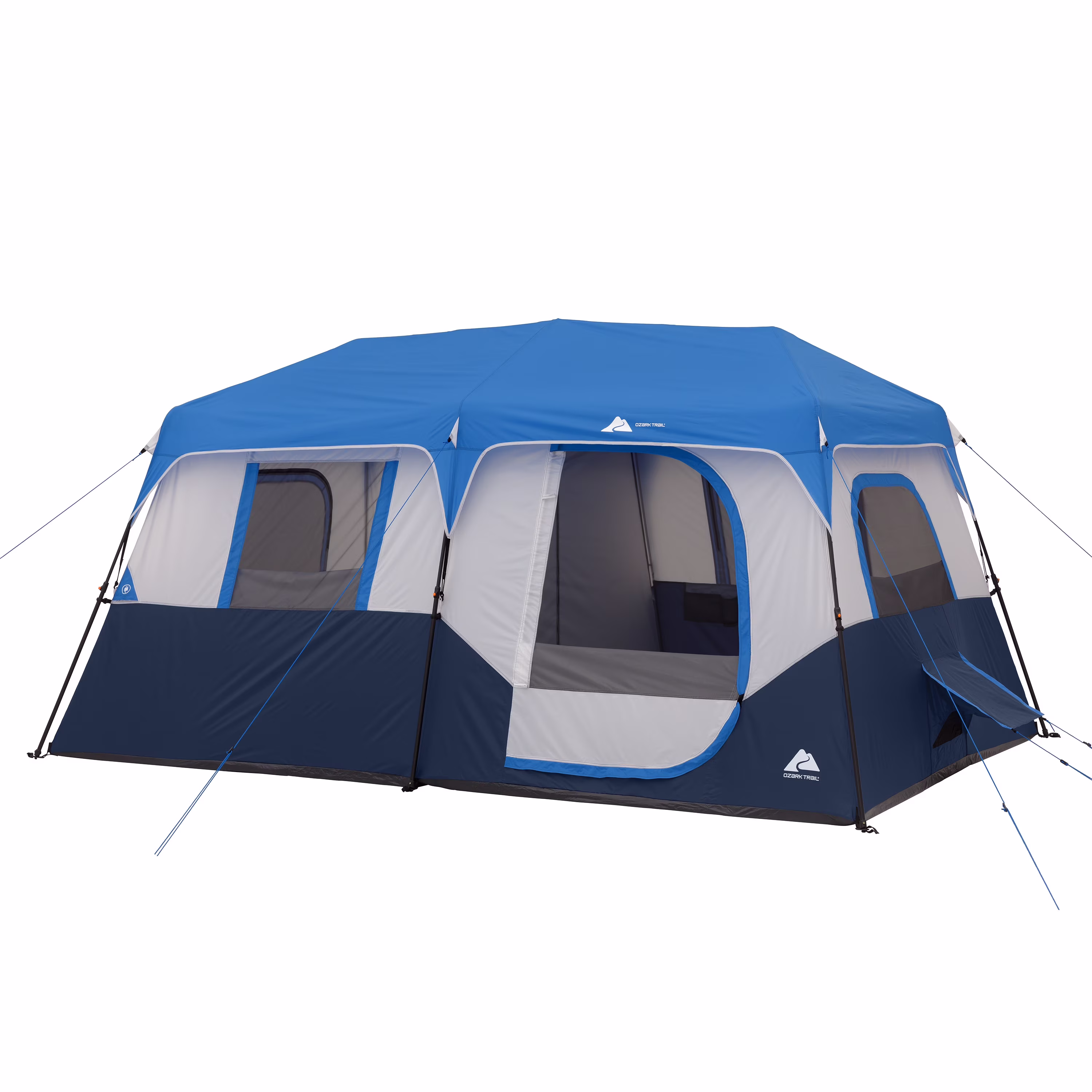 13' x 9' 8-Person Cabin Tent with LED Lighted Poles, 32 lbs