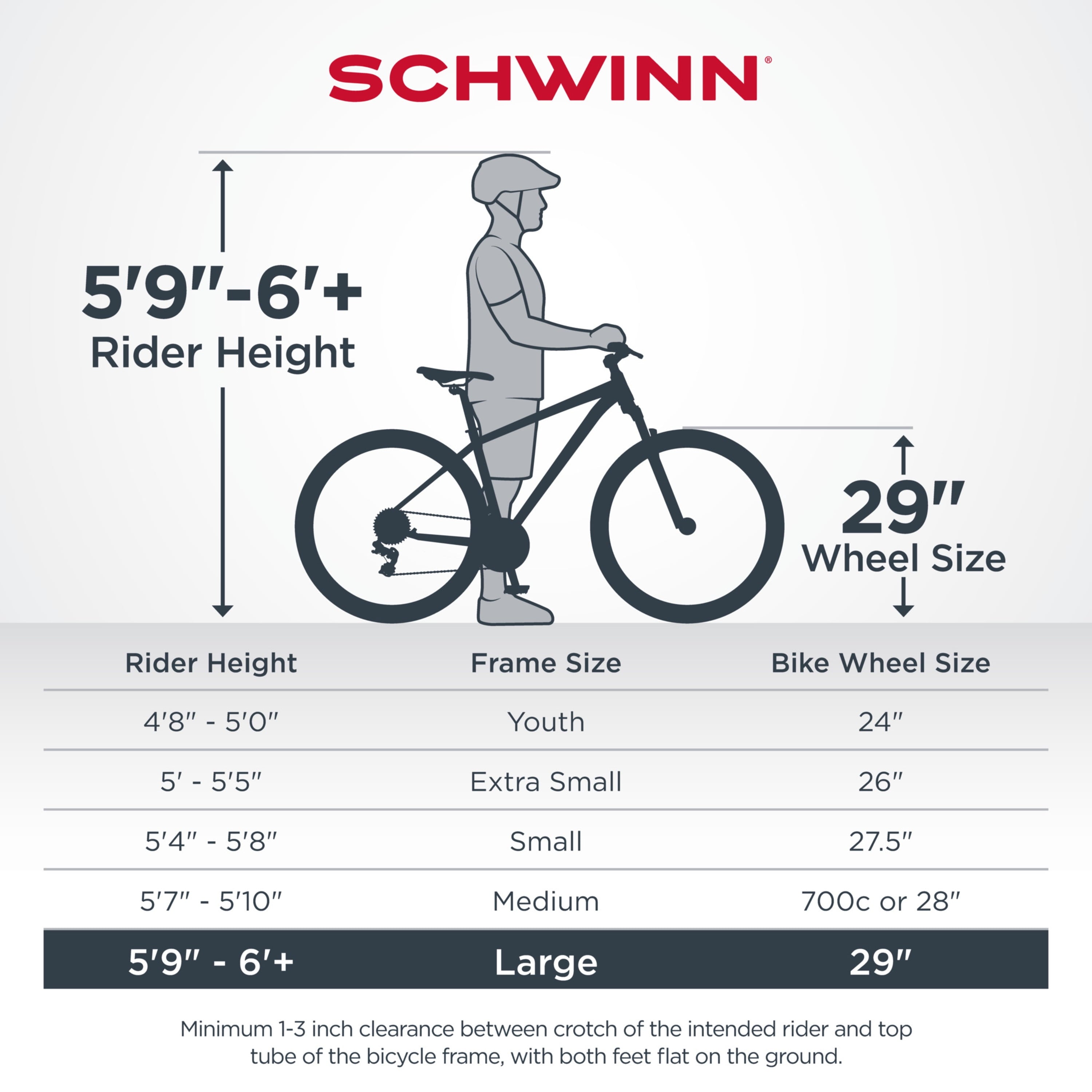 Taff Mountain Bike. 29-Inch Wheels. 8 Speeds. Black / White