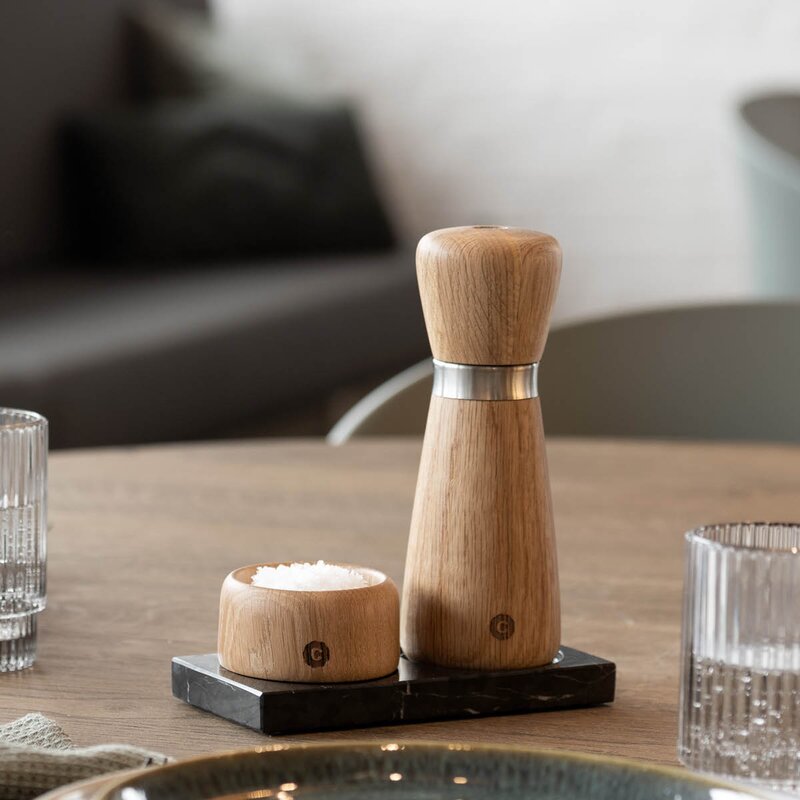 Kyoto krydderkvern 17 cm eik