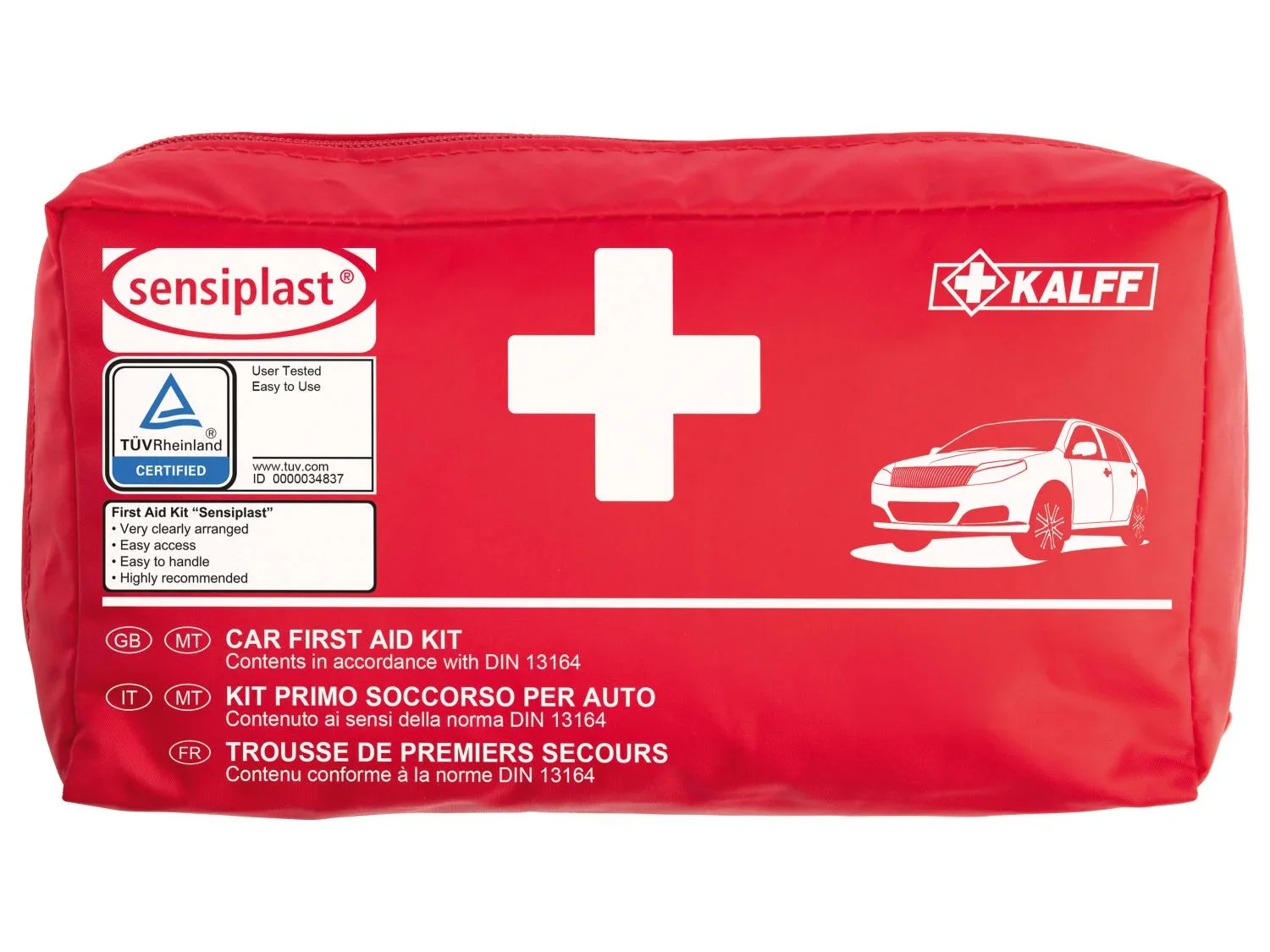 sensiplast Trousse de premiers secours, 44 pices