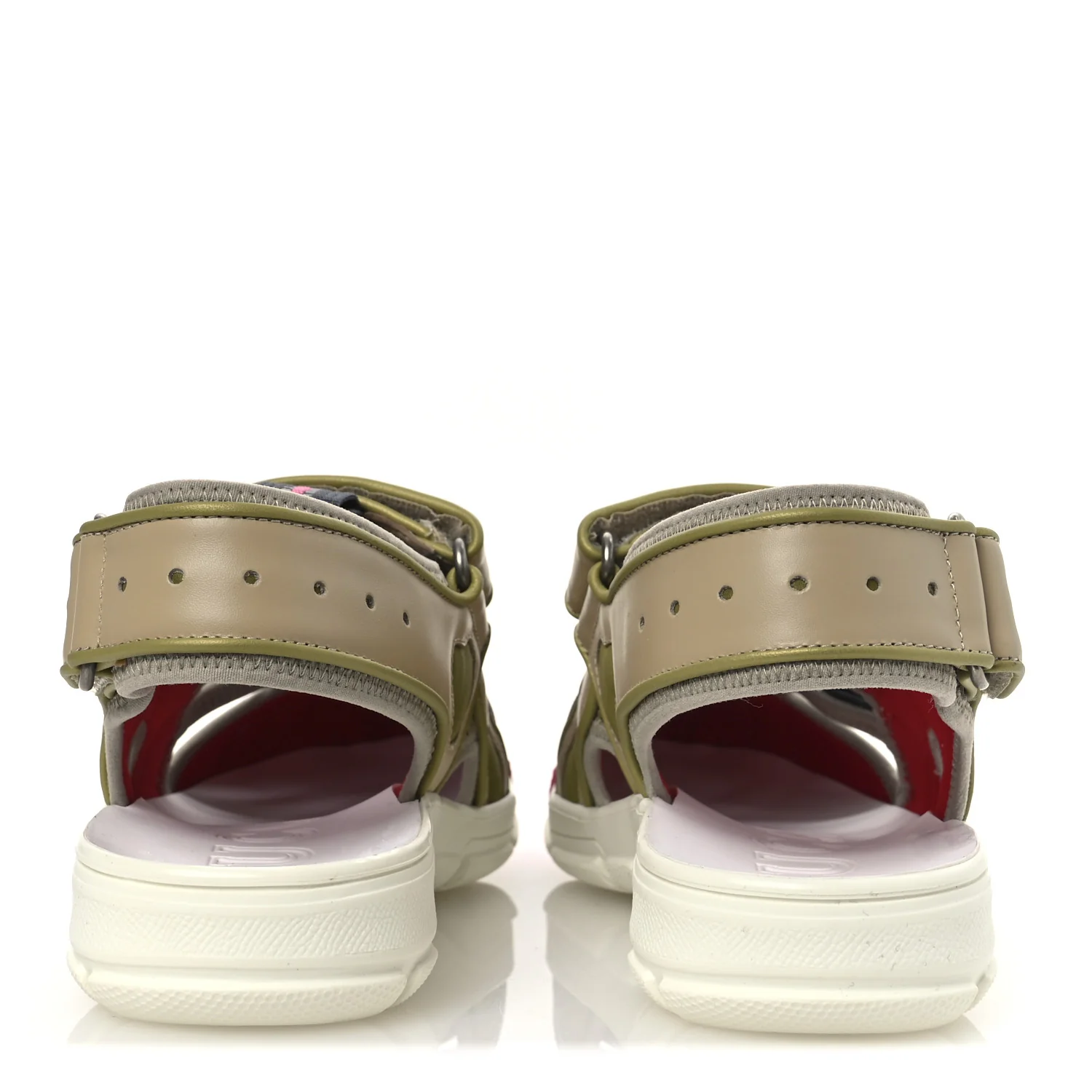 Mesh Fabric Tinsel Sport Sandals 36.5 Loess Sand Box Pink
