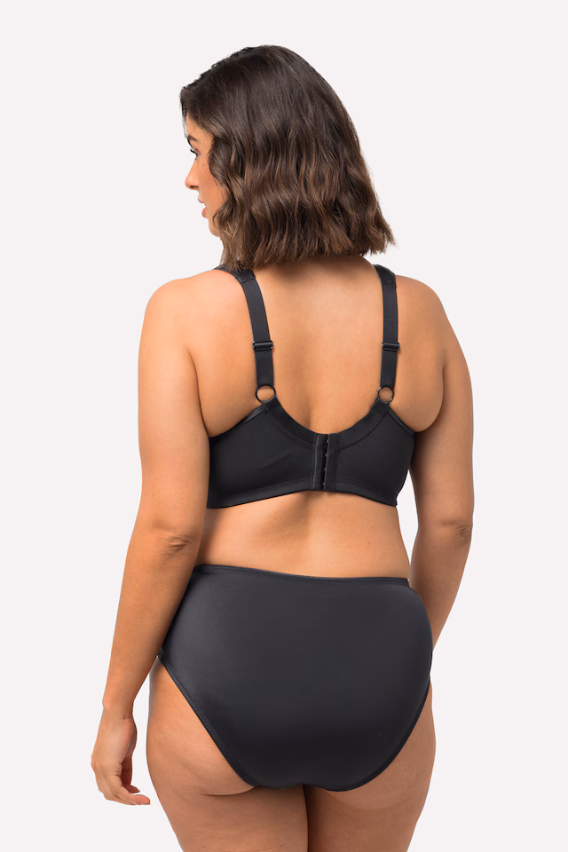 Satin Trim Wirefree Stretch Microfiber Wellness Bra