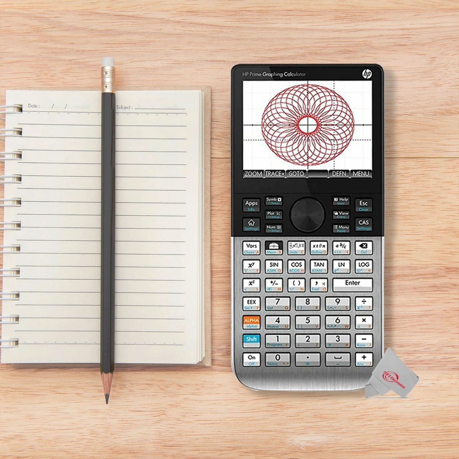 HP Prime Handheld Graphing Calculator Black 2AP18AA#ABA Image 2
