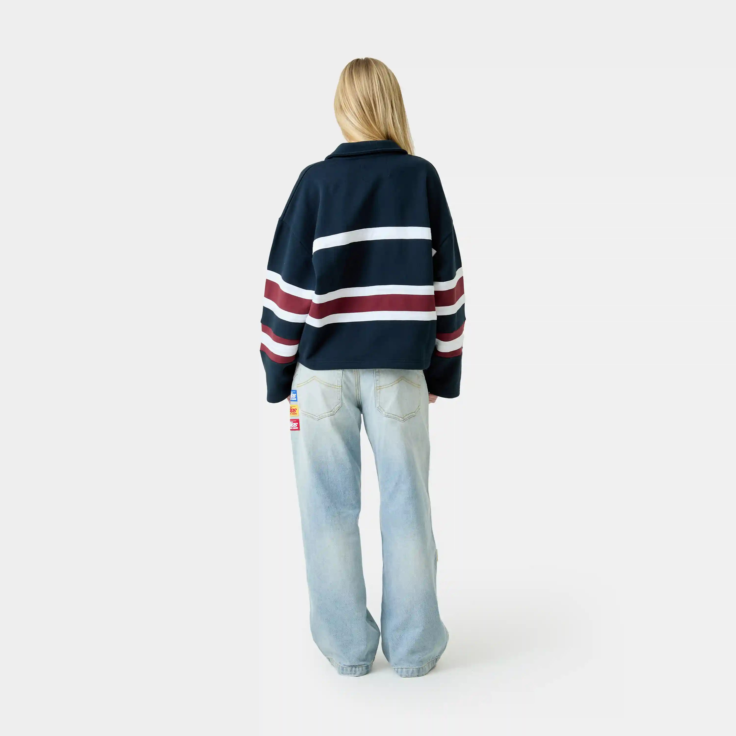 Bachatas Navy Polo Crewneck
