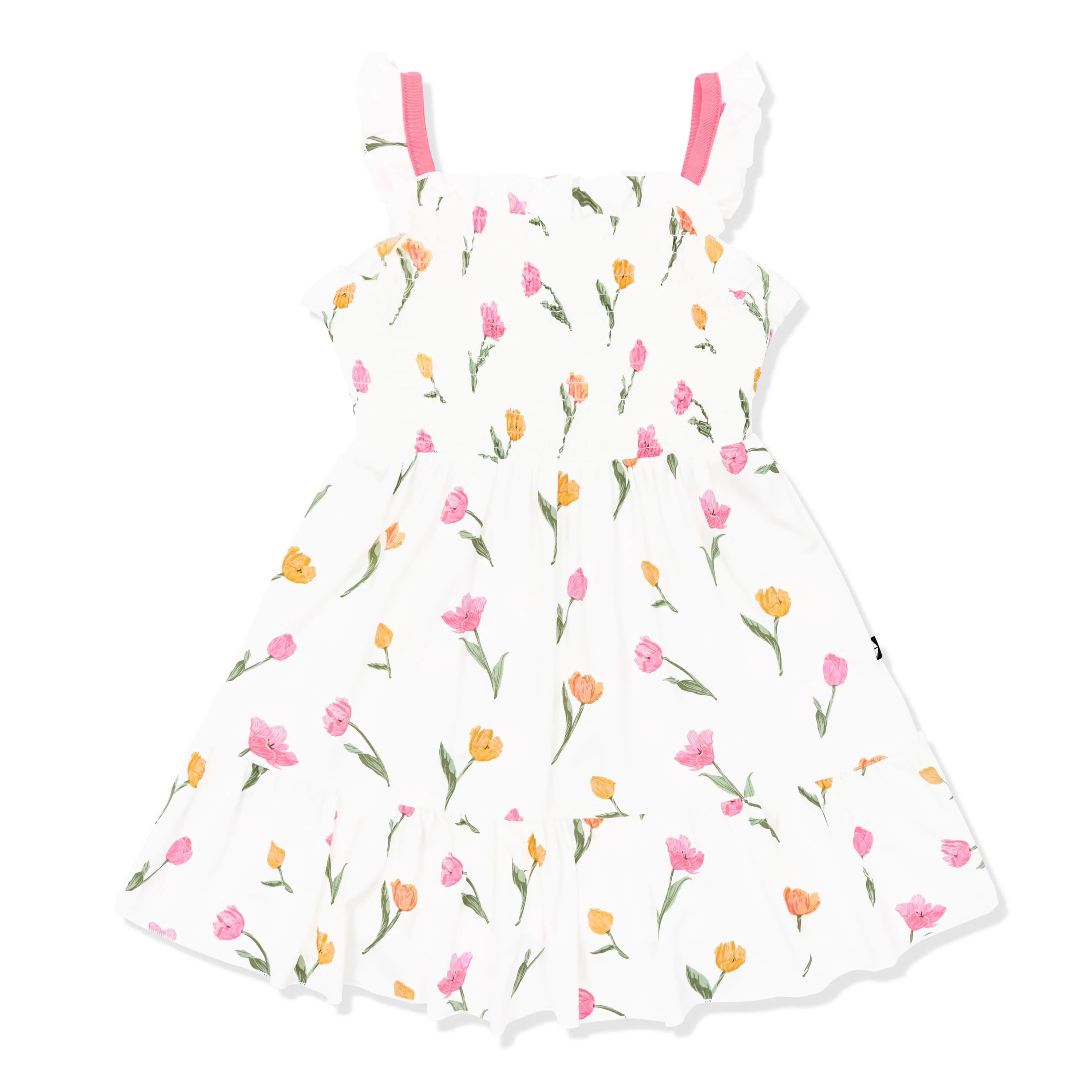 Smocked Dress in Tulip