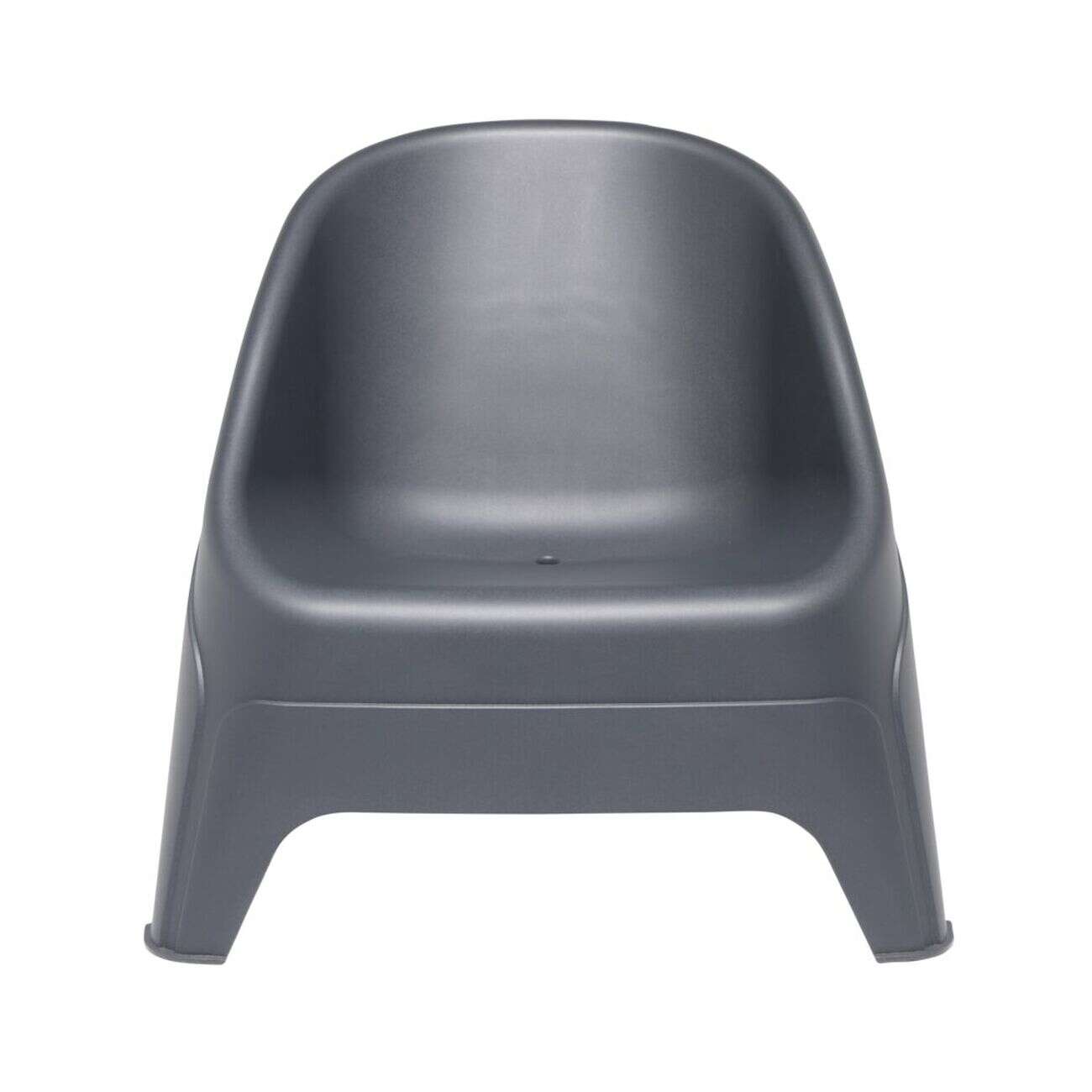 Fauteuil de jardin Neo plastique gris anthracite 76,5xP79,5xH57,5cm