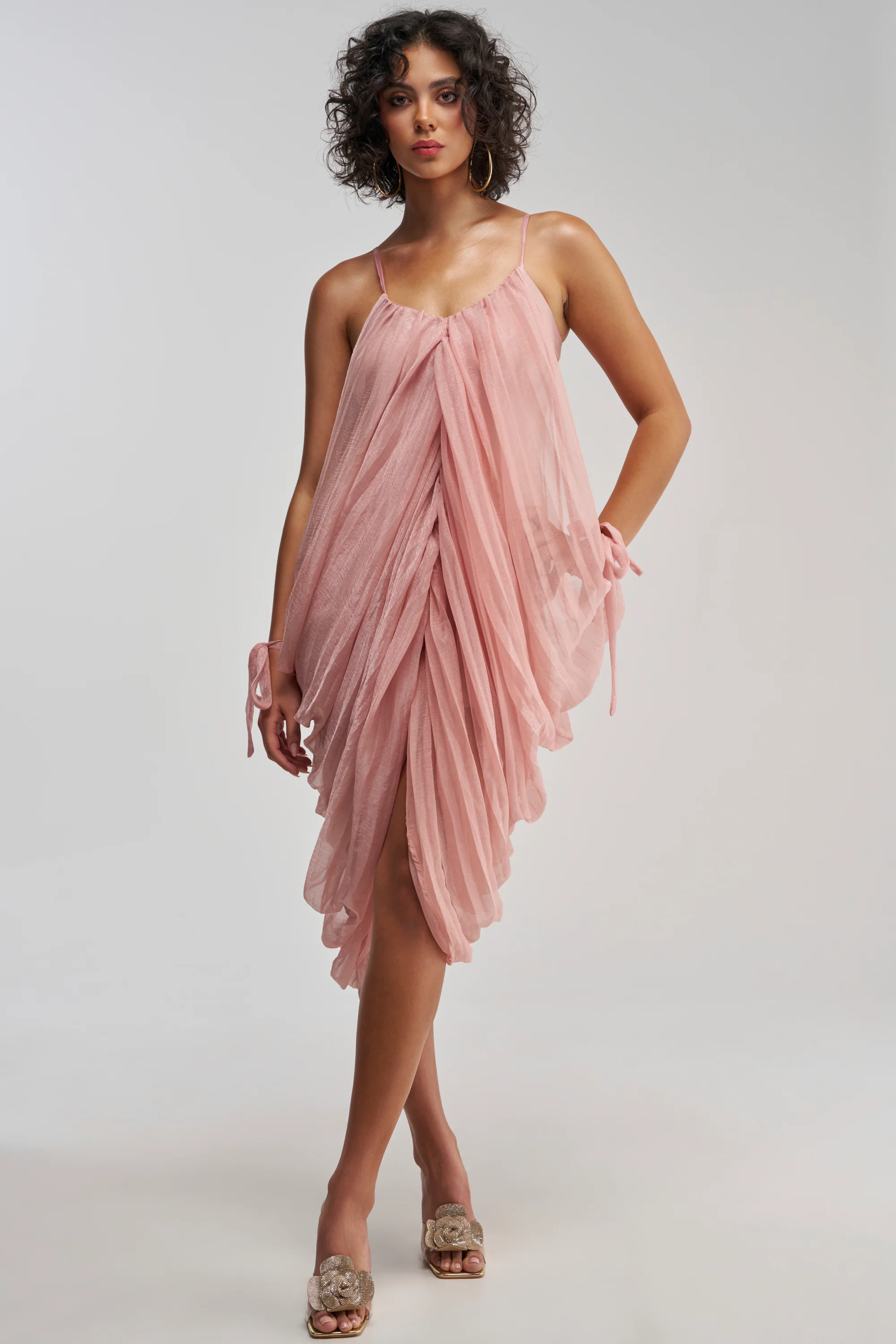 VIVA LA VIDA MESH DRESS IN MAUVE - Akira Store